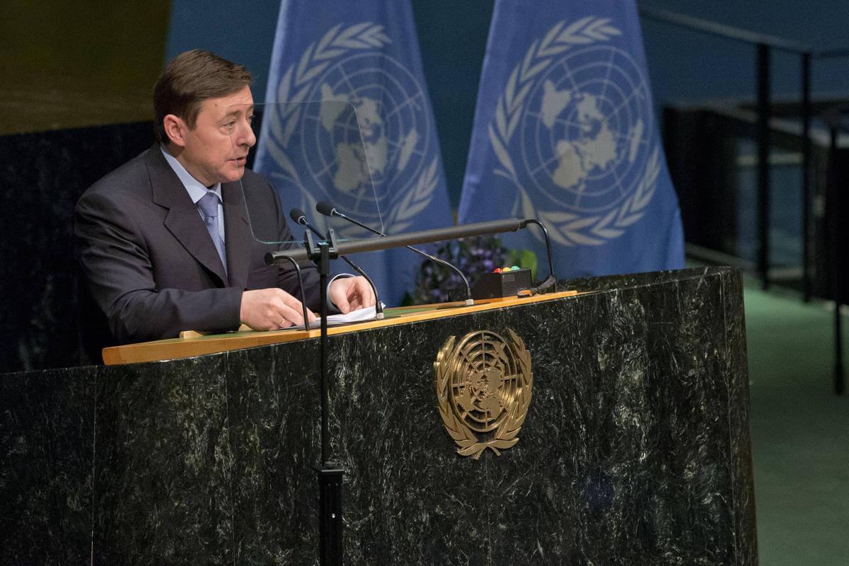 Выступление Хлопонина на ГА ООН по проблеме наркотиков