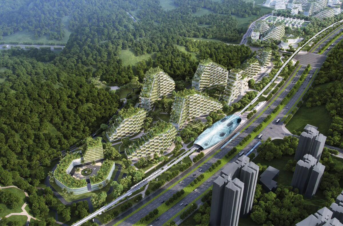 Город-лес в Китае
