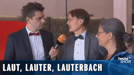 Карл Лаутербах в вечерней программе «Heute Show».